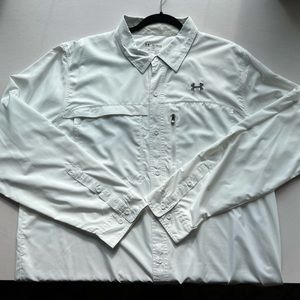 XXL Men’s Under Armour Long Sleeve Shirt White